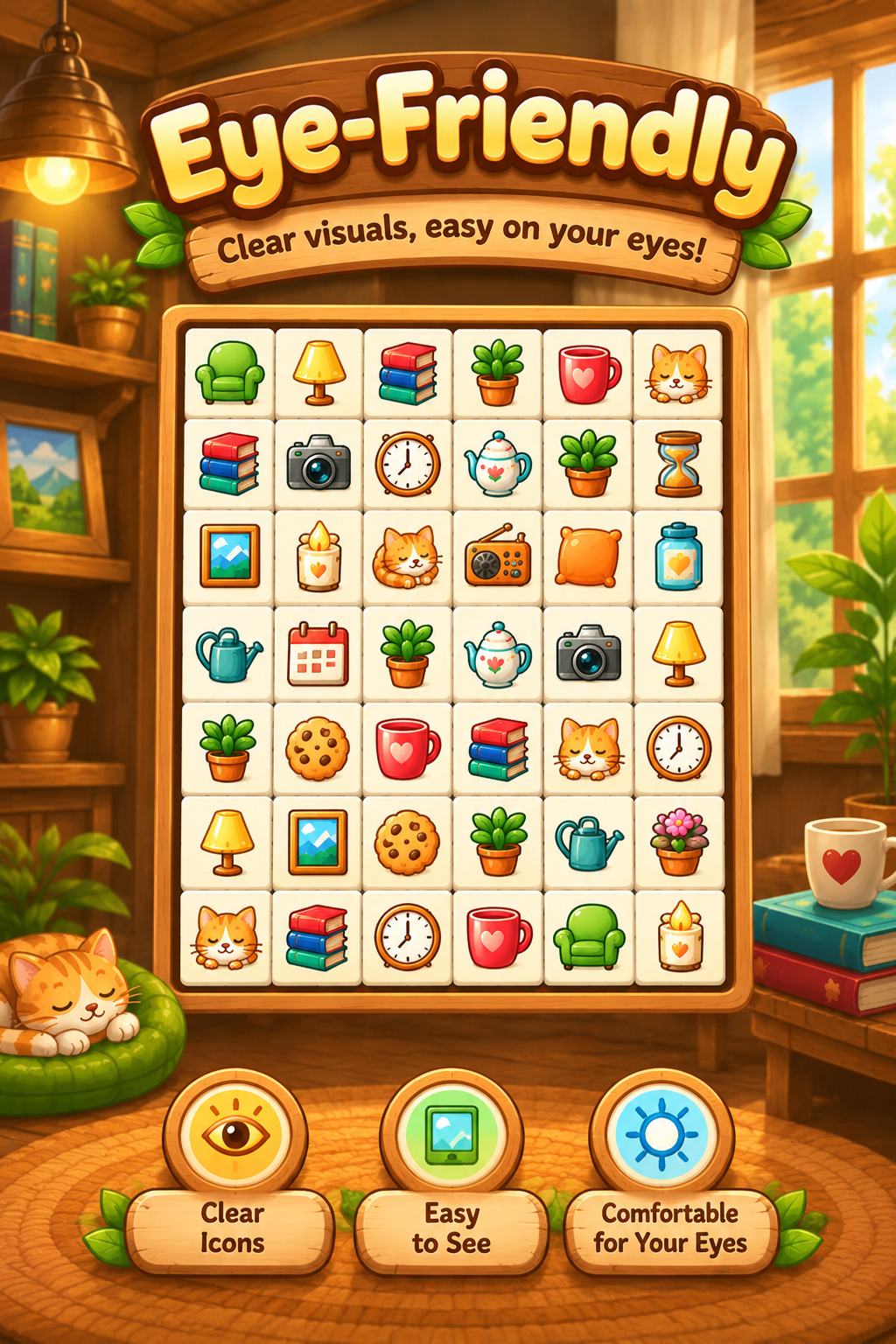 Cozy Room Mahjong screenshot 4